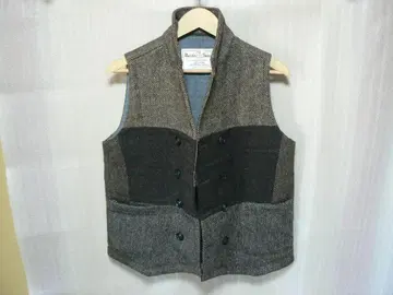 해리스 트위드 Harris Tweed 더블 브레스트 베스트