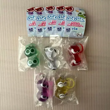 뿌요뿌요 마스코트 메지루시 참 5종 가챠가챠 묶음 판매