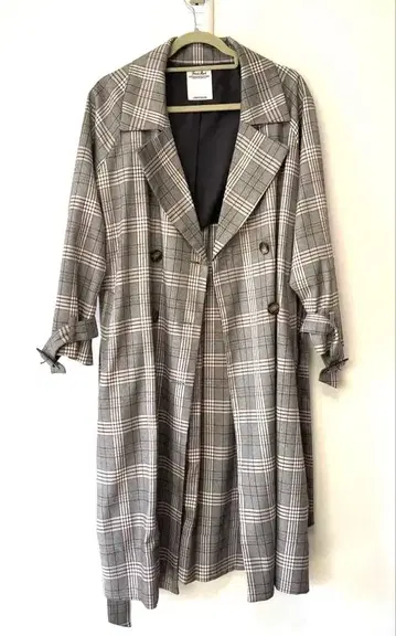 봄 코트 트렌치코트 그레이 오렌지