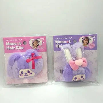 시나코 콜라보/몬치치 치치탄 헤어 클립 2세트