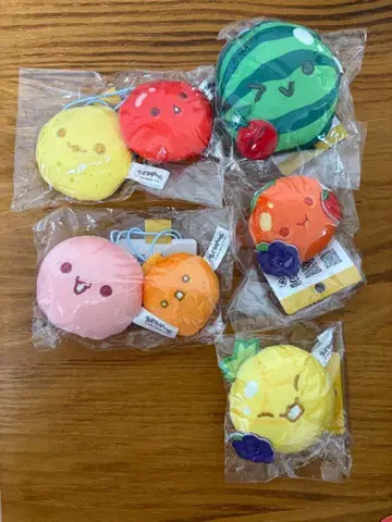 수박 게임 봉제 인형 참 마스코트