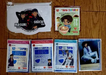 명탐정 코난 슬라이드 파우치와 카드 세트