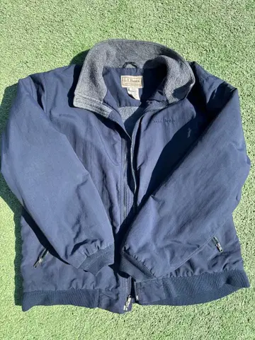 LLBean 네이비 집업 점퍼
