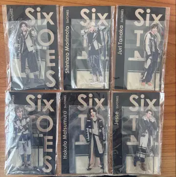 SixTONES 아크릴 스탠드 6점 묶음 판매