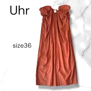 Uhr 우아 24SS OP395 개더 원피스 루즈핏 파티