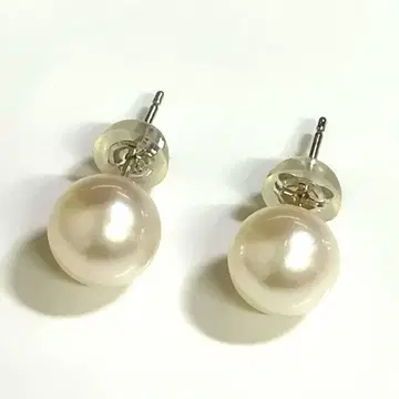 K14WG 진주 6.7~6.9mm 귀걸이