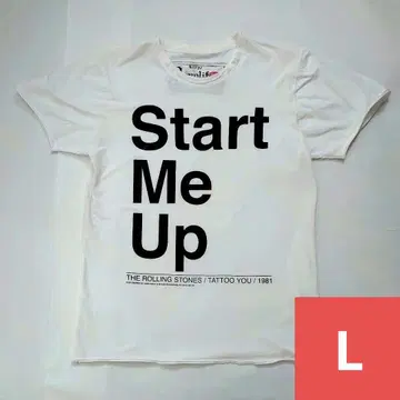 L 셔츠 롤링 스톤스 Start Me Up X37