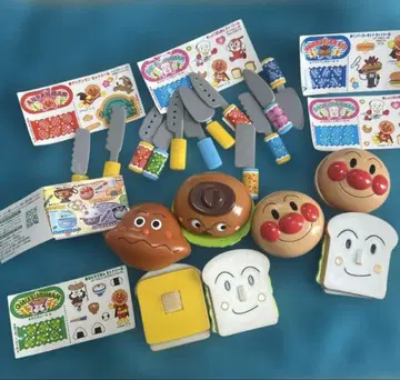 호빵맨 소꿉놀이 캡슐 톤톤 가챠가챠 햄버거 키드 새상품급