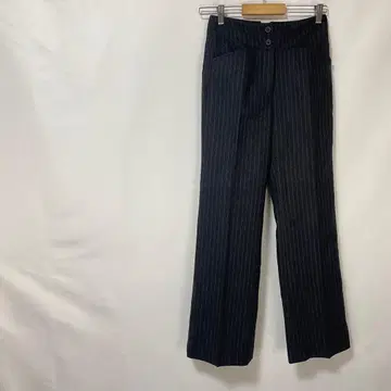 JOSEPH 프랑스제 울 스트라이프 센터 프레스 포멀 팬츠