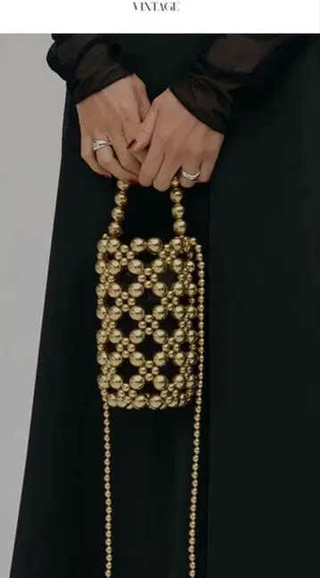 [ 새상품급 ] AMERI METAL BALL BEADS BAG