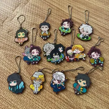 귀멸의 칼날 반쵸코 키링 세트