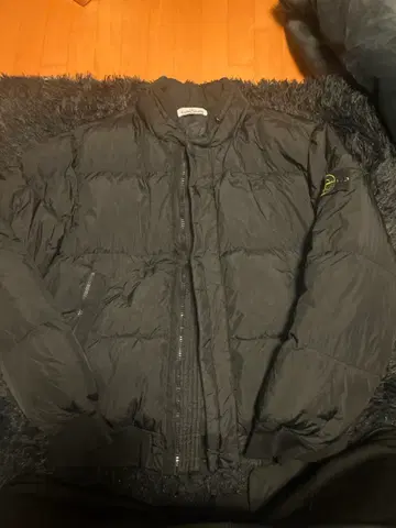 XL) 17fw 스톤아일랜드 크링클랩스 패딩 블랙 (우원재패딩)