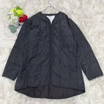 새상품급 [엘르] 노카라 패딩 자켓 블랙(M) 경량 아우터