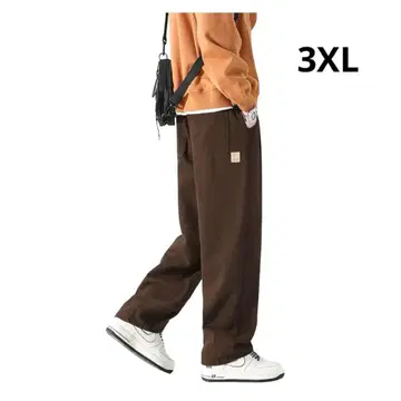 와이드 팬츠 남성용 투 턱 바지 빅 사이즈 사루엘 팬츠