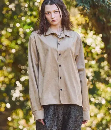 Casper John Fake suede shirts