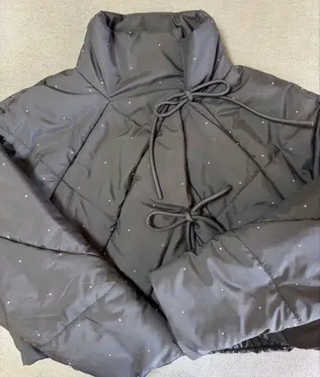 하이넥 다운 자켓