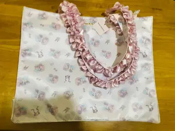 메종 드 플뢰르 리틀트윈스타 프릴 핸들 토트 키키라라