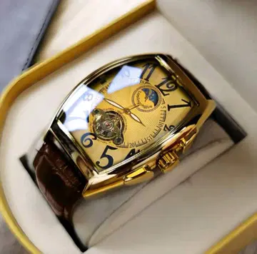 자동 태엽 휠 홀로우 기계식 손목시계 스켈레톤 토노형 멀티 패션