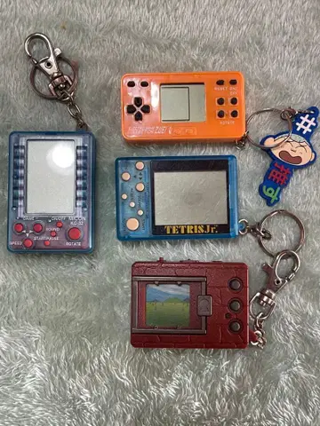 게임 키링 4개 세트