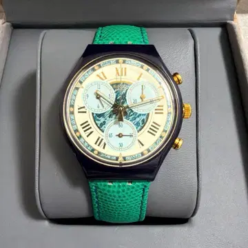 레어 1994년 빈티지 스와치 크로노 PERFORMANCE 작동