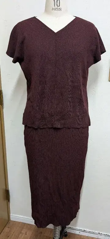 미사용 ENTROPY by ONWARD 니트 셋업 M