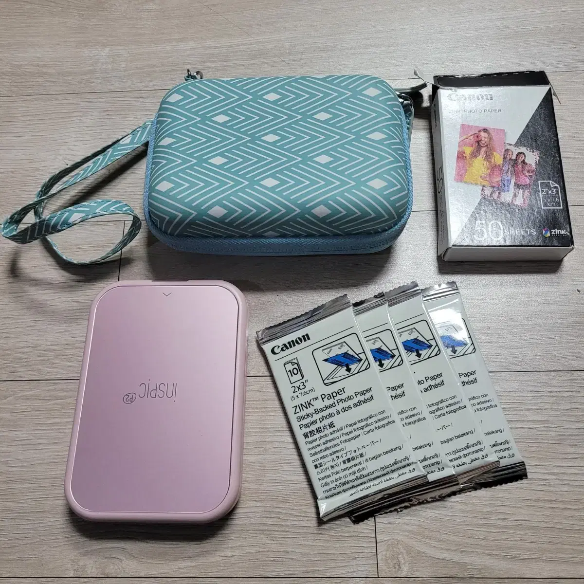 Pink Square Qx10 Canon SELPHY Square QX10 Compact Photo Printer (Pink)