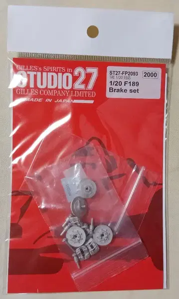 STUDIO 27 1/20 F189 Brake set