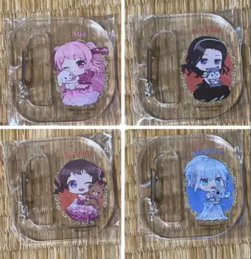 뱅드림! 애니메이트 포인트 교환 아크릴 카라비너 키링 4세트