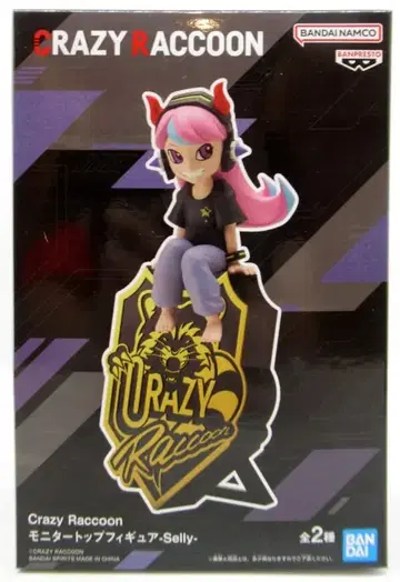 반프레스토 모니터 탑 피규어 Crazy Raccoon Selly A A