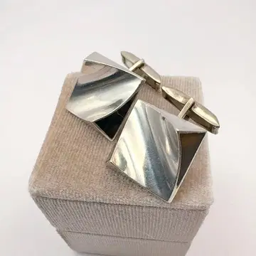 빈티지 멕시칸 실버 커프스 단추 TAXCO sv925 스퀘어