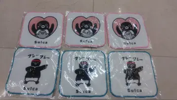 suica 펭귄 오리지널 미니 타월 (6개 세트)