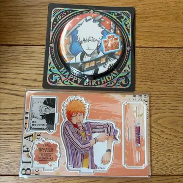 BLEACH 쿠로사키 이치고 생일 디오라마 피규어 & 캔 배지 2025