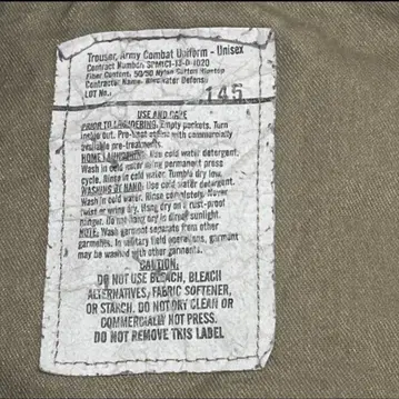 미군 실물 OCP 멀티캠 팬츠 S-R