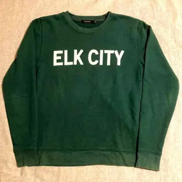 차오패닉 미국 지명 맨투맨 트레이닝복 그린 M