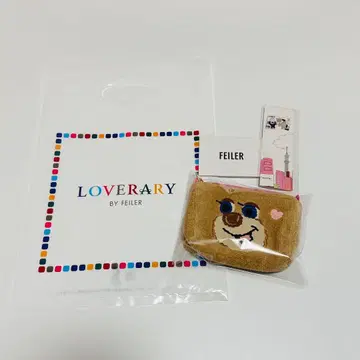 러브러리 바이 페이러 FEILER 클로즈업 테디걸 파우치