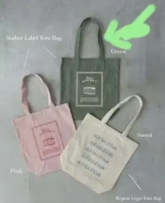 미개봉 새상품 ALEXIA STAM 그린룸 한정판 토트백 카키