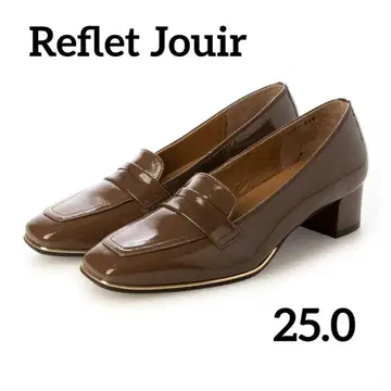 르플레 주이 브라운 로퍼 빅 사이즈 펌프스 250 천연 가죽