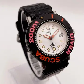 [ 작동 ] SEIKO 5H25-6A1C 세이코 다이버 레트로 레어 팝