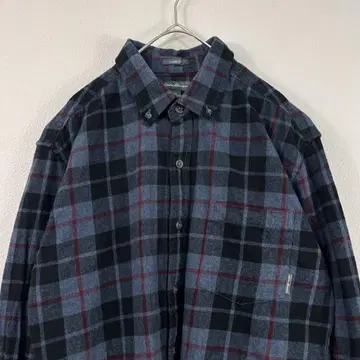 USA 구제 의류 eddie bauer 에디 바우어 플란넬 셔츠 네이비