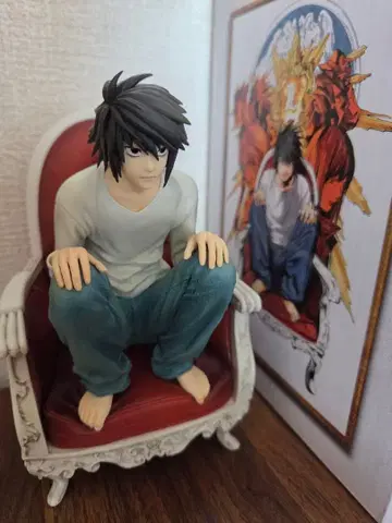 제일복권 데스노트 B상 L 피규어 C상 아크릴 보드 세트