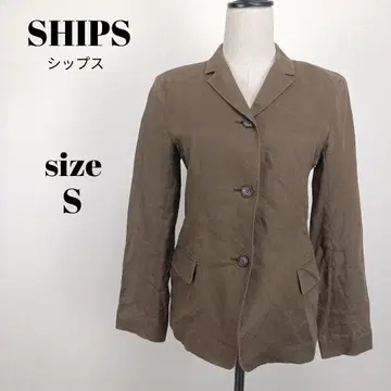 [ a2312 ] SHIPS 쉽스 새상품급 테일러드 자켓 린넨 카키 7