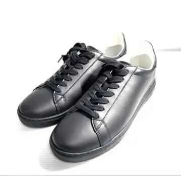 미사용 아르마니 익스체인지 가죽 스니커즈 42 블랙