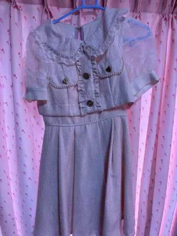 리즈리사 트위드 셋업풍 원피스