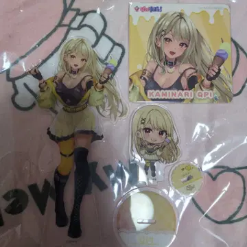 칸나리 큐피 gigo 콜라보 아크릴 스탠드 코스터