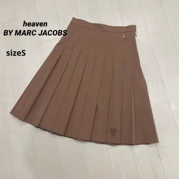 heaven BY MARC JACOBS 플리츠 스커트 S 브라운
