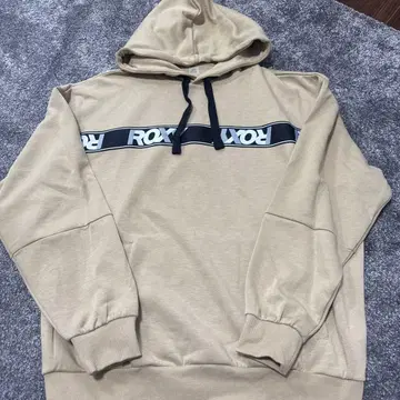 ROXY 베이지 후드티 L 사이즈