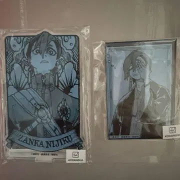 가치액터 마루쿠지 잔카 니지쿠 스퀘어 캔뱃지 아크릴 스탠드