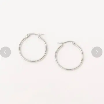 by Preek 미들 후프 귀걸이 실버