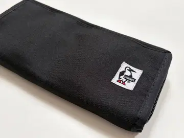 레어 참스 chums 블랙 캔버스 장지갑 카츠오도리