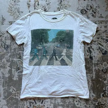 THE BEATLES 애비 로드 티셔츠 락 밴드T